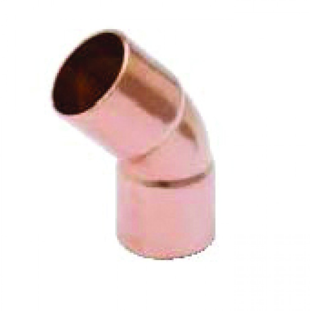 W3012 3/8  45 Deg Long Radius Equal Elbow
