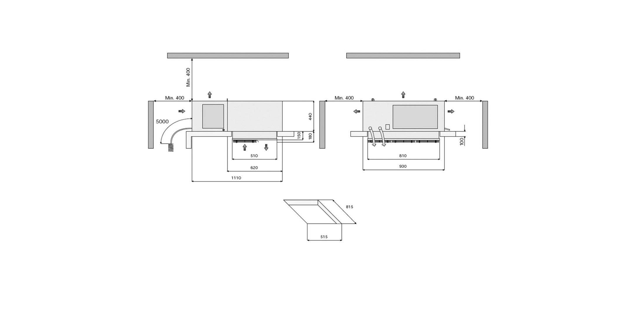 SFM022 P001 Rivacold Ceiling Mounted Chiller 1ph- Nom: 2646 W - Image 2